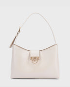 Ella Reverie Off-white Shoulder Bag