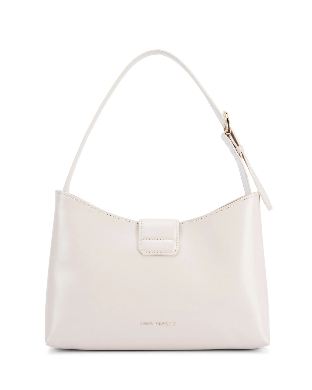Ella Reverie Off-white Shoulder Bag