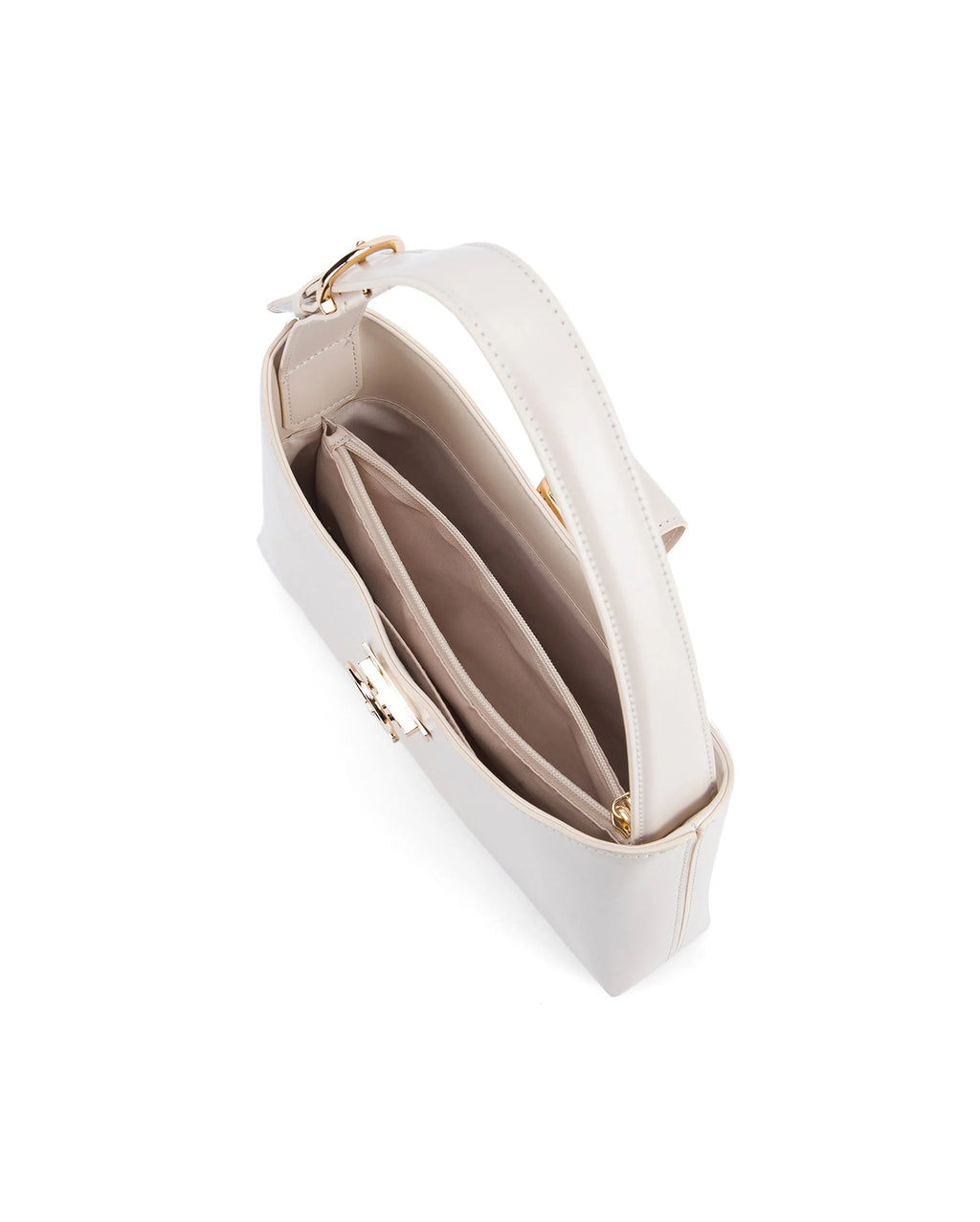 Ella Reverie Off-white Shoulder Bag