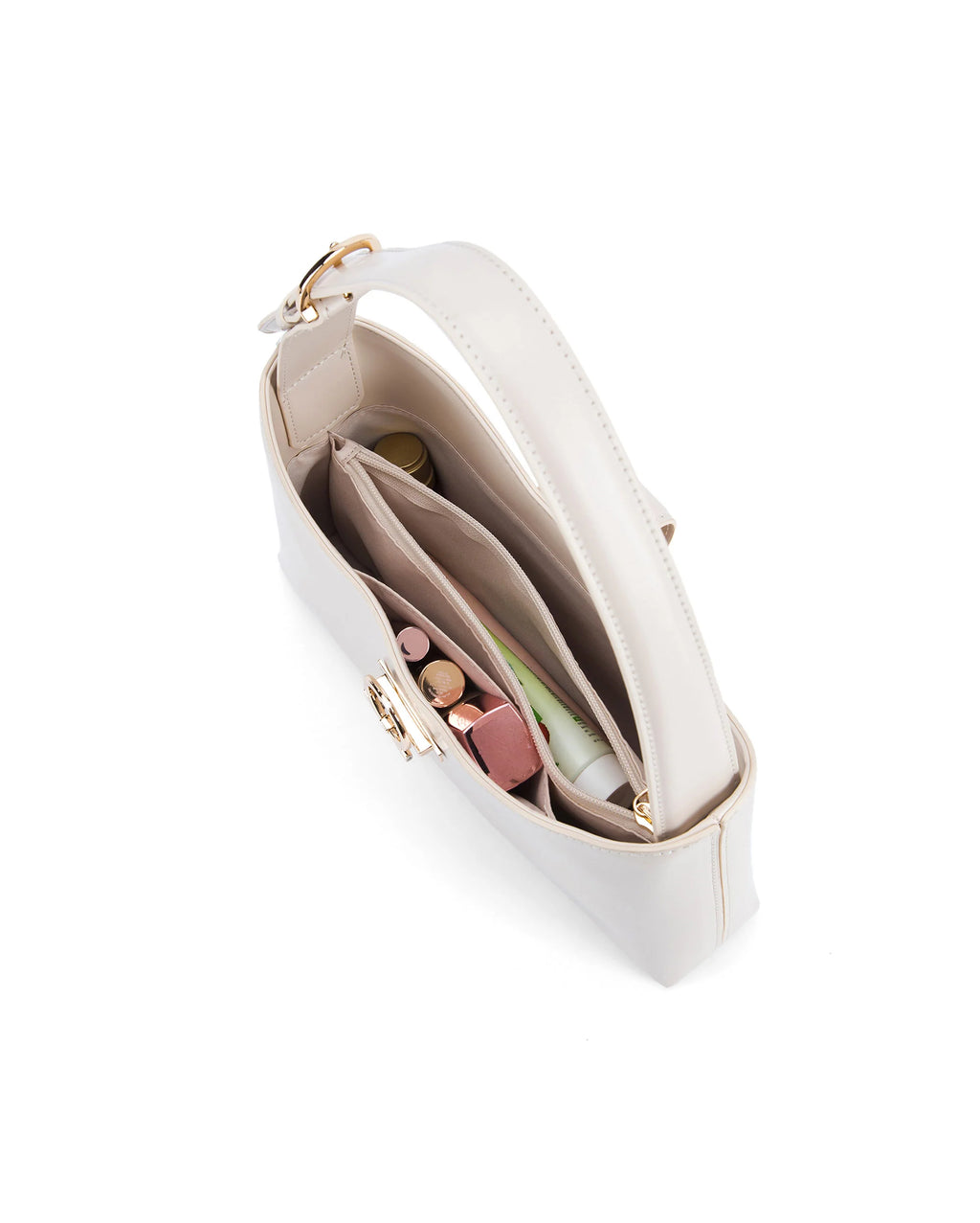 Ella Reverie Off-white Shoulder Bag