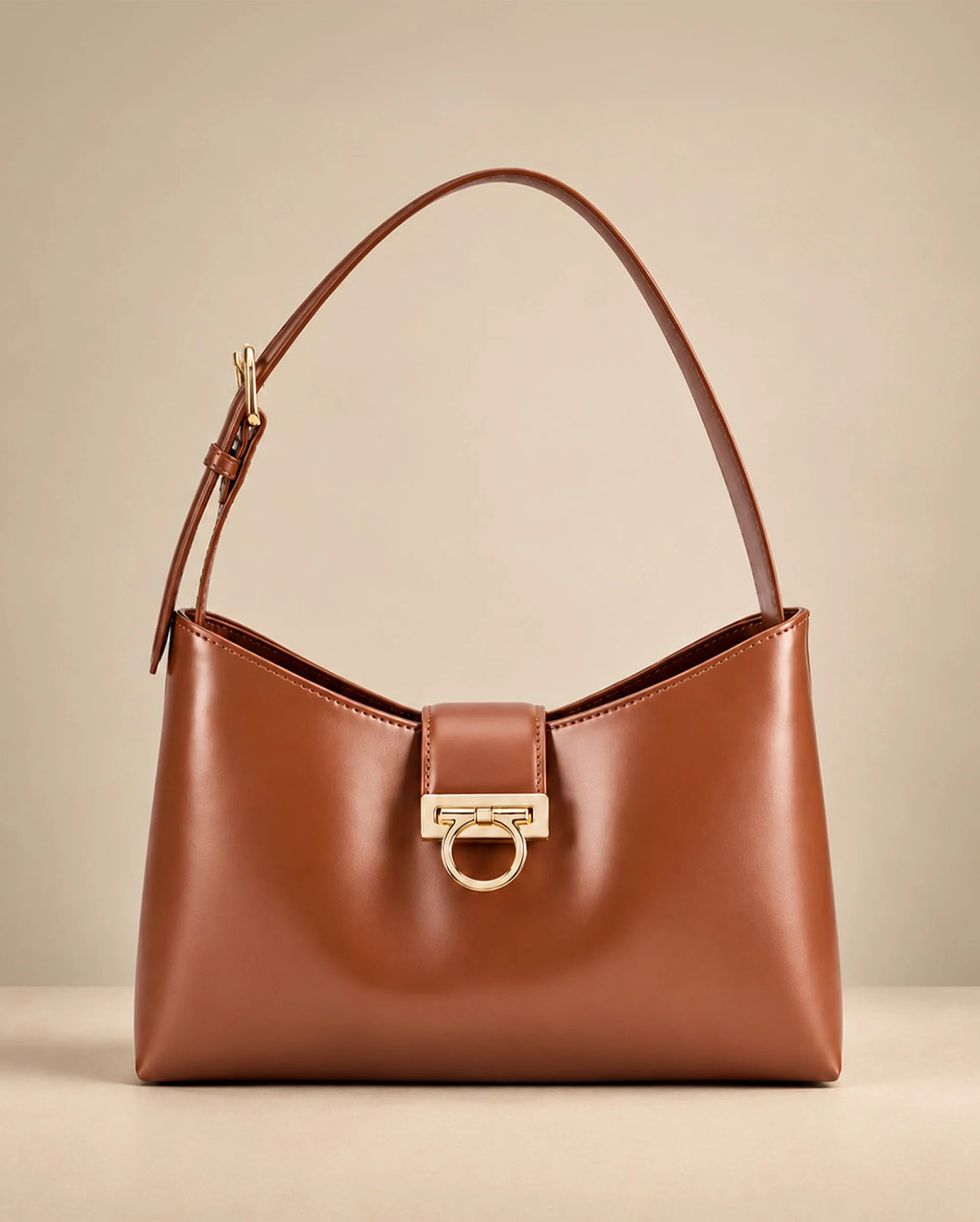 Ella Reverie Tan Shoulder Bag