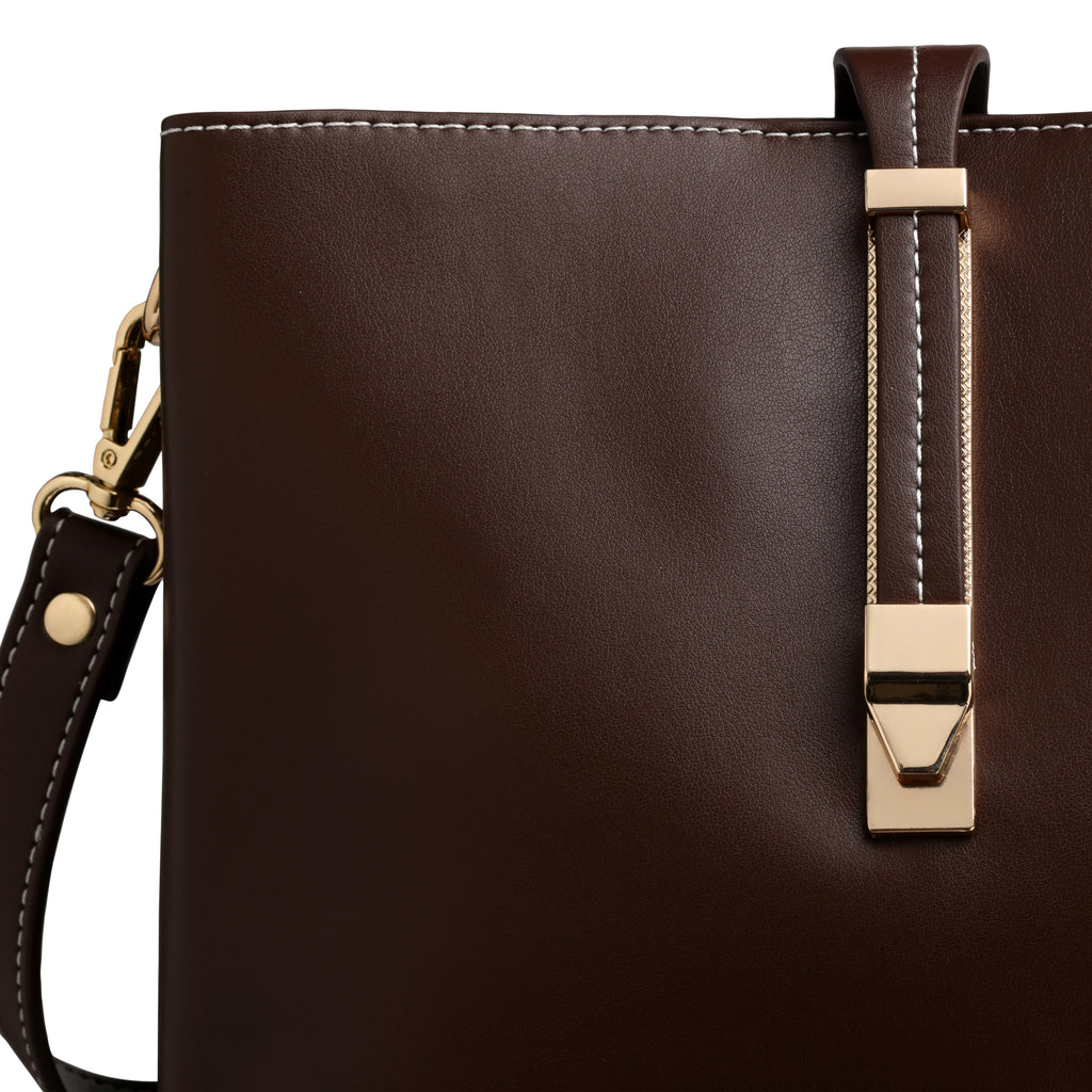 Ella Verve Coffee Shoulder Bag