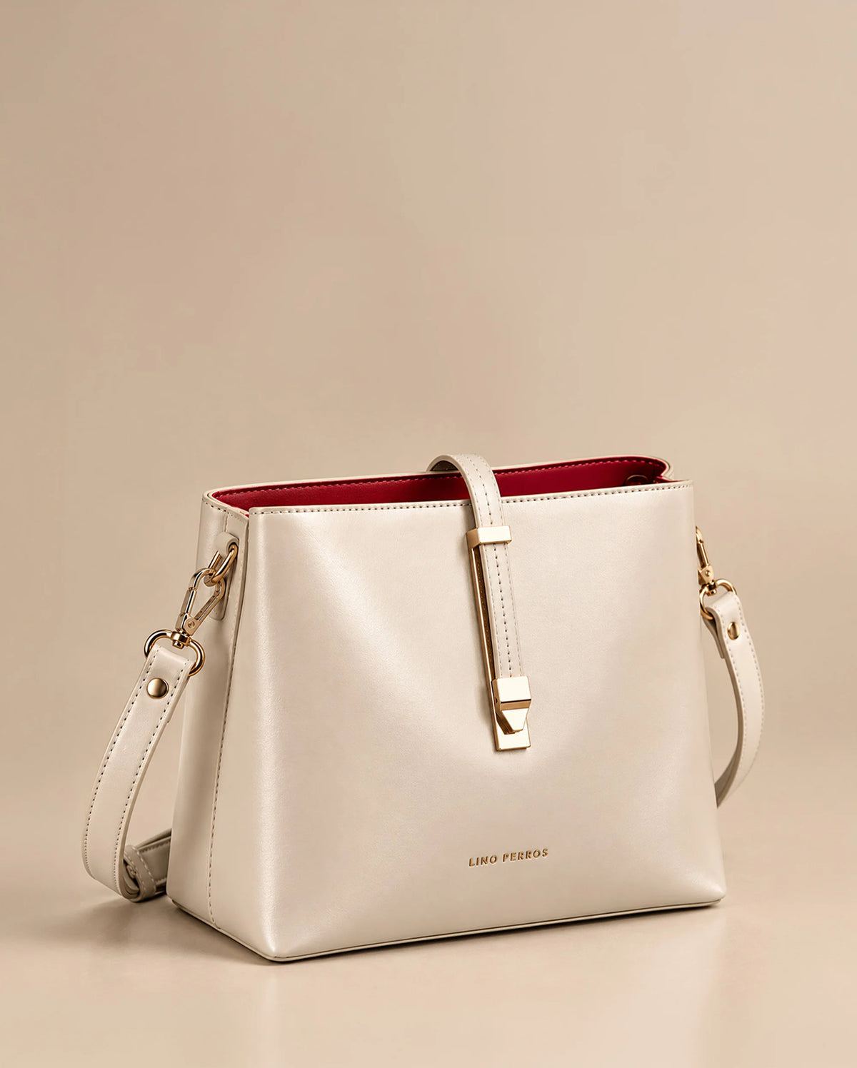 Ella Verve Off-White Shoulder Bag