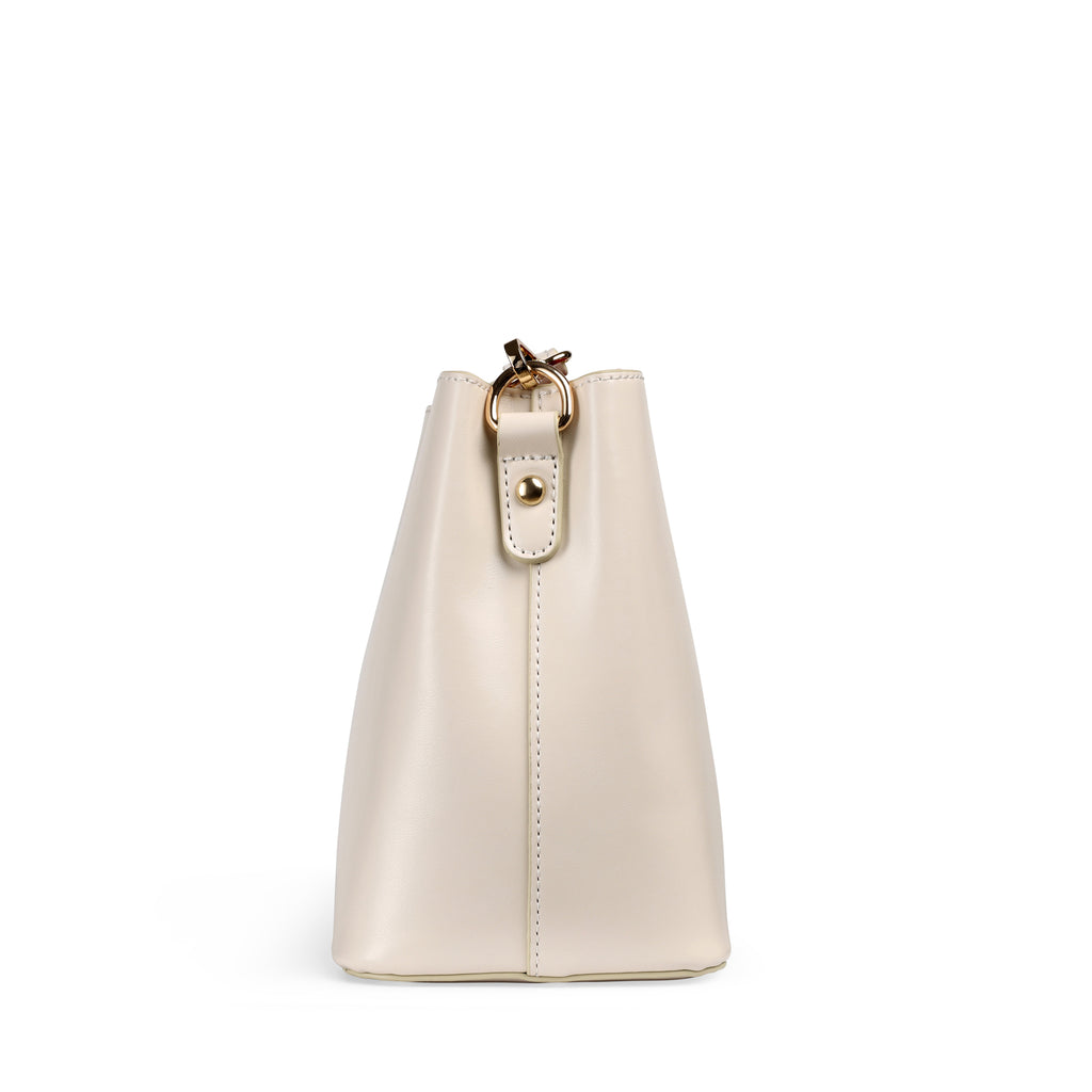 Ella Verve Off-White Shoulder Bag
