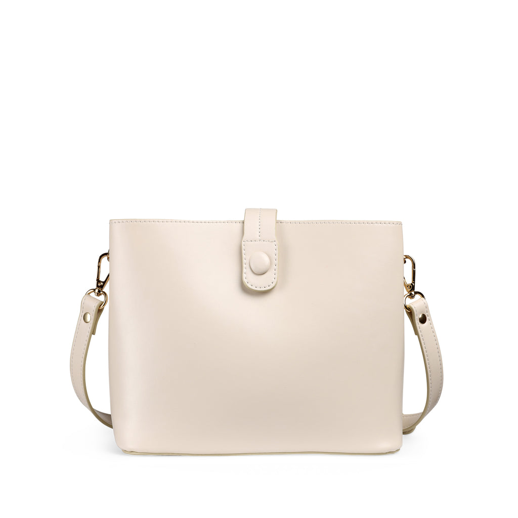 Ella Verve Off-White Shoulder Bag