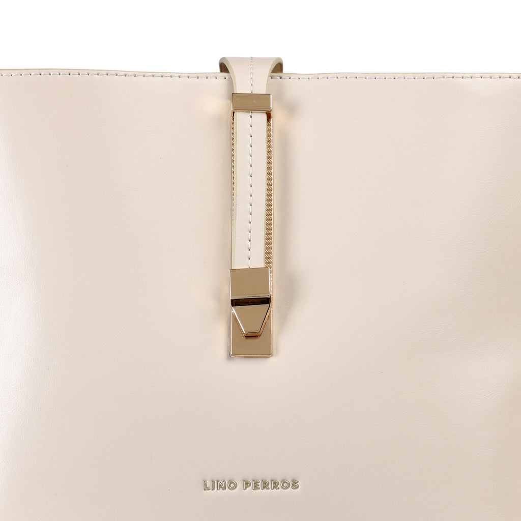 Ella Verve Off-White Shoulder Bag