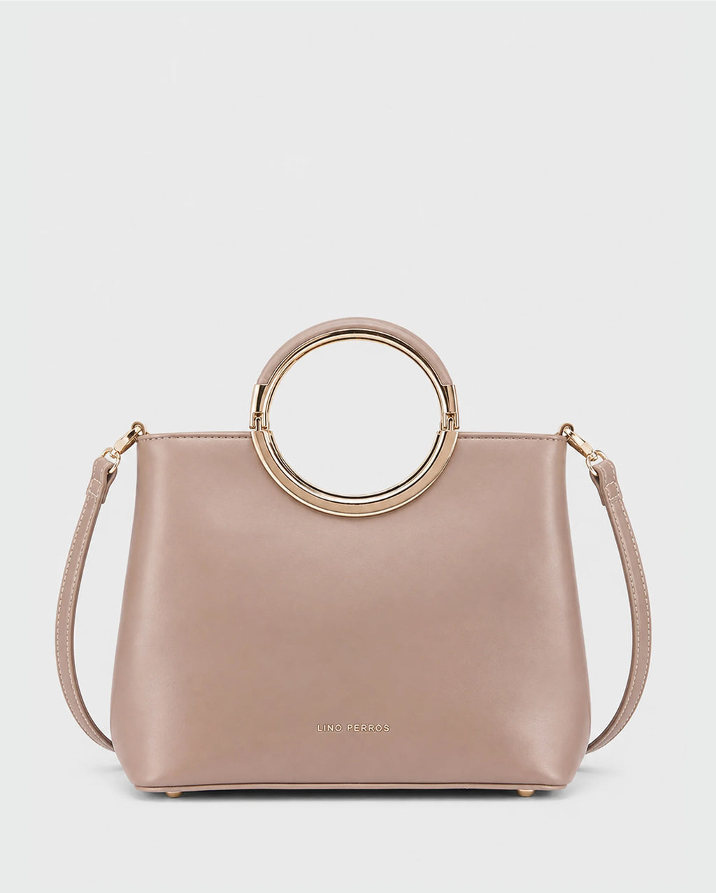 Ella Tessa Beige Satchel Bag