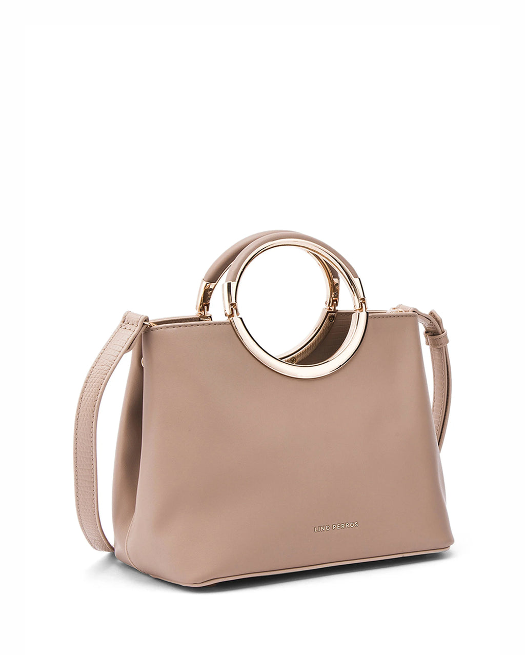 Ella Tessa Beige Satchel Bag