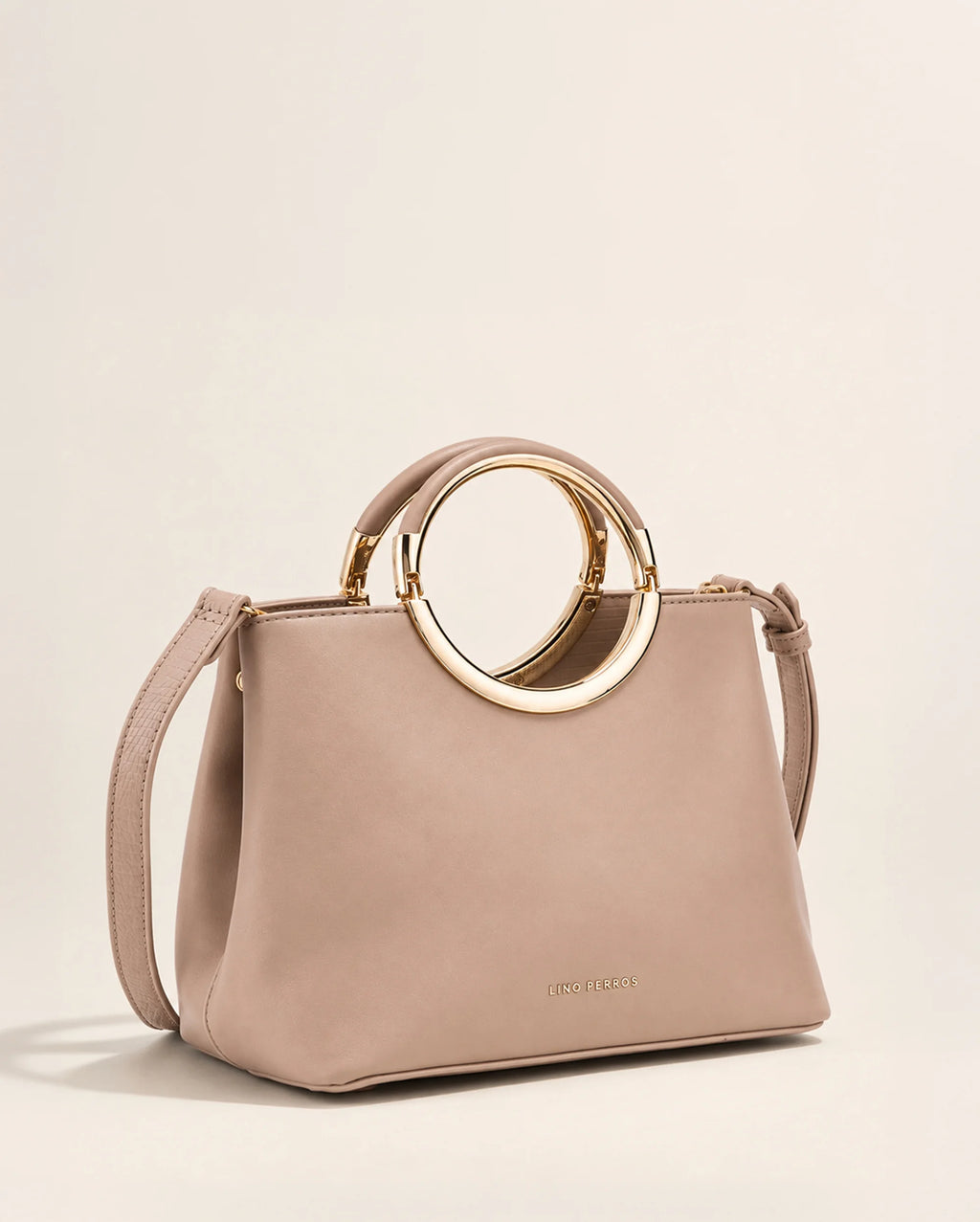 Ella Tessa Beige Satchel Bag