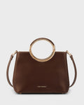 Ella Tessa Coffee Satchel Bag