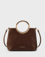 Ella Tessa Coffee Satchel Bag