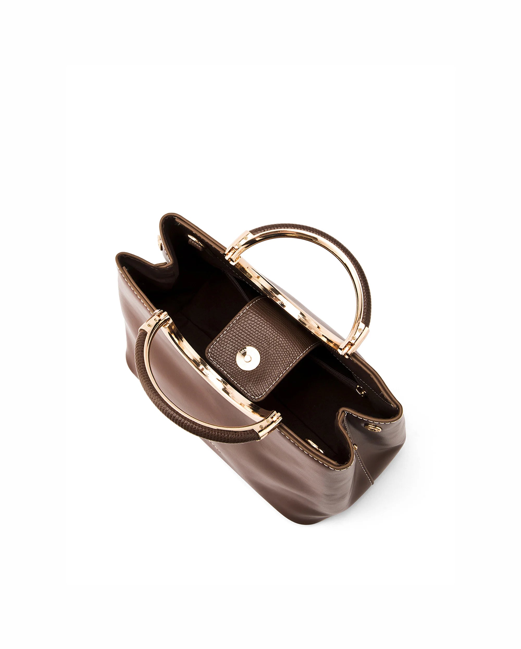 Ella Tessa Coffee Satchel Bag