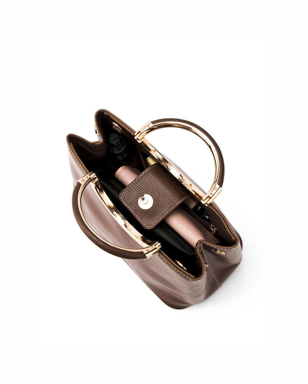 Ella Tessa Coffee Satchel Bag