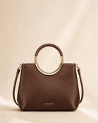 Ella Tessa Coffee Satchel Bag