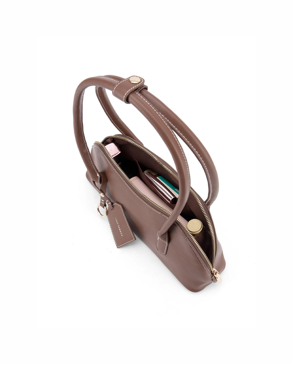 Ella Arcadia Coffee Shoulder Bag