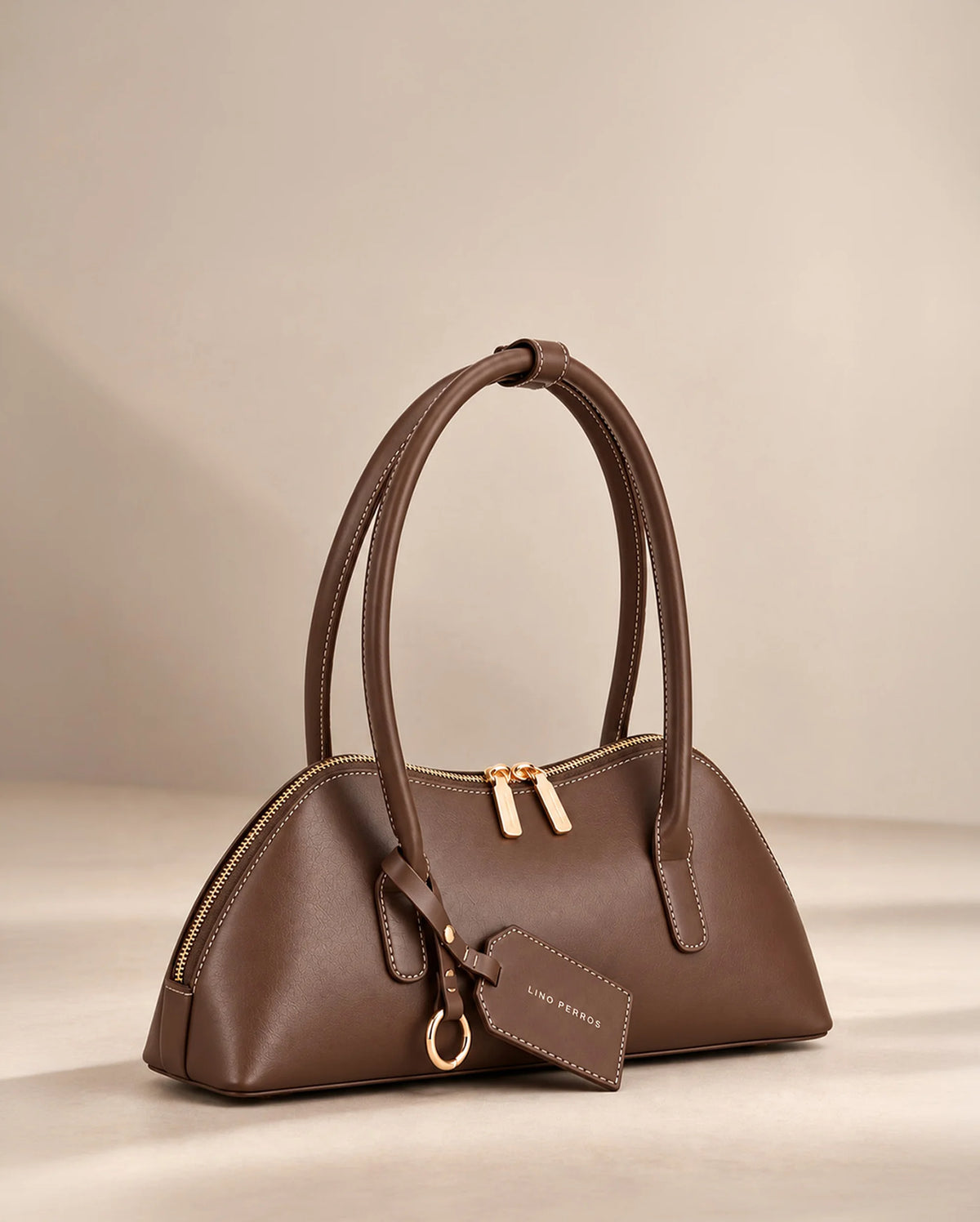 Ella Arcadia Coffee Shoulder Bag
