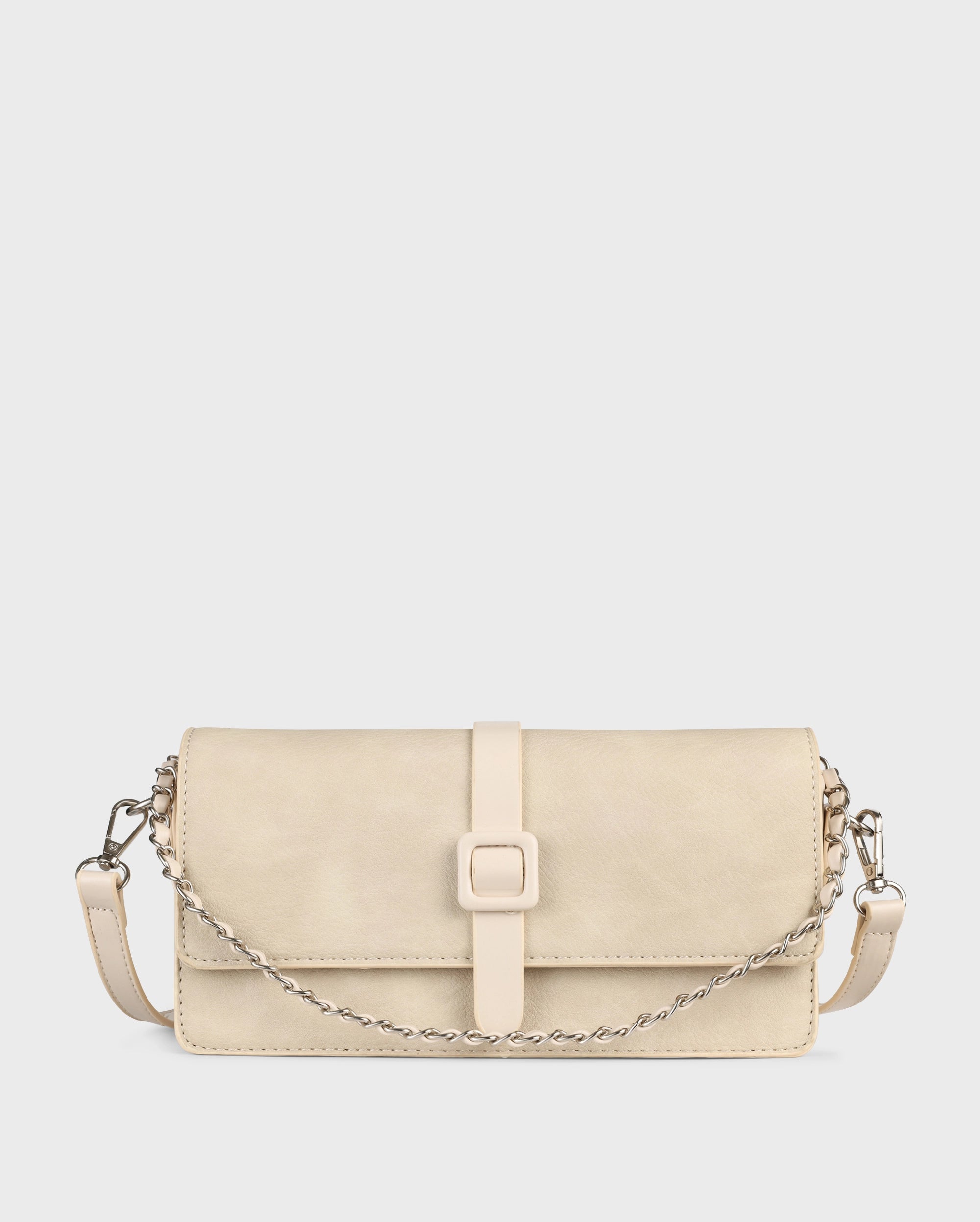 Ella Vale Beige Shoulder Bag