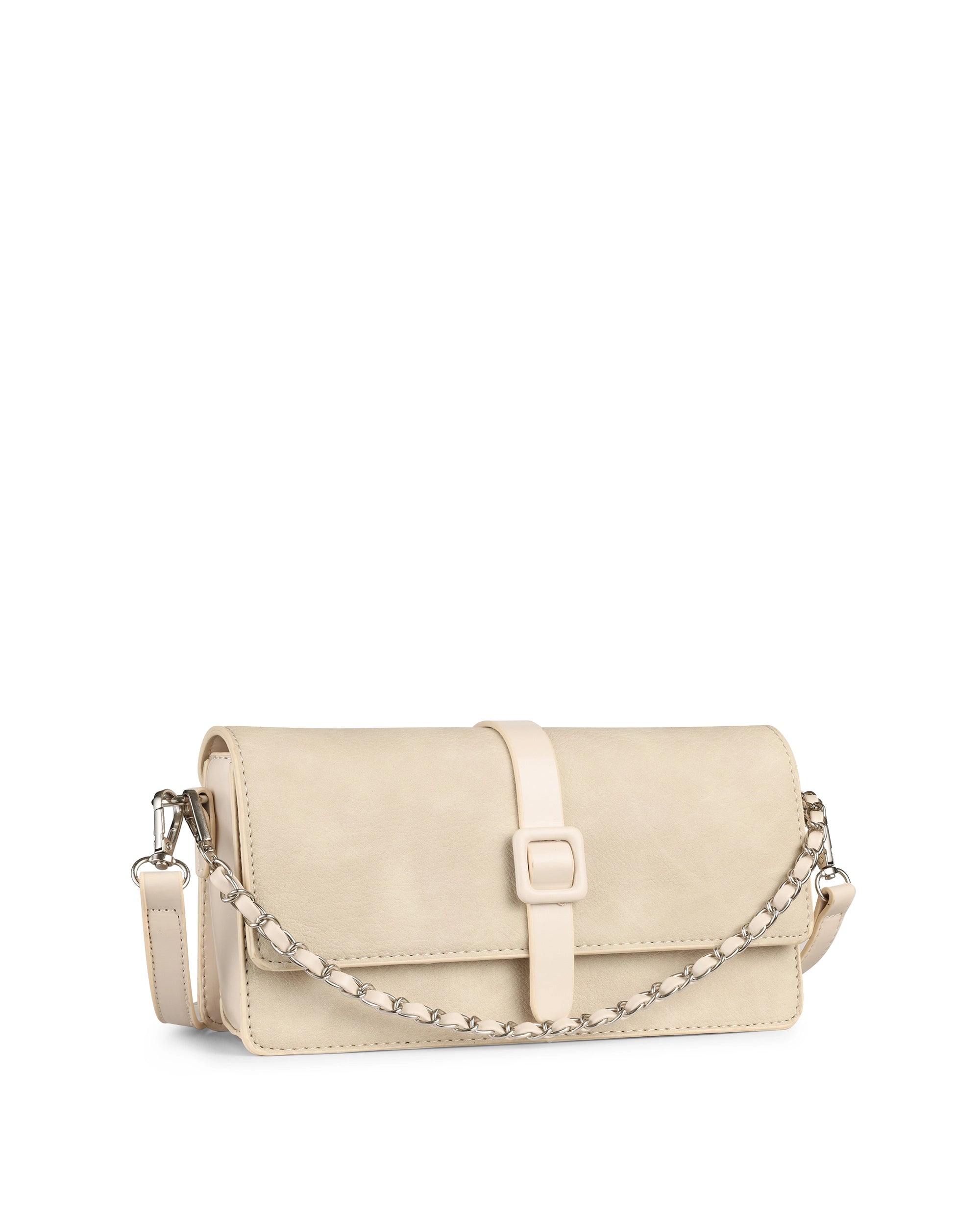 Ella Vale Beige Shoulder Bag