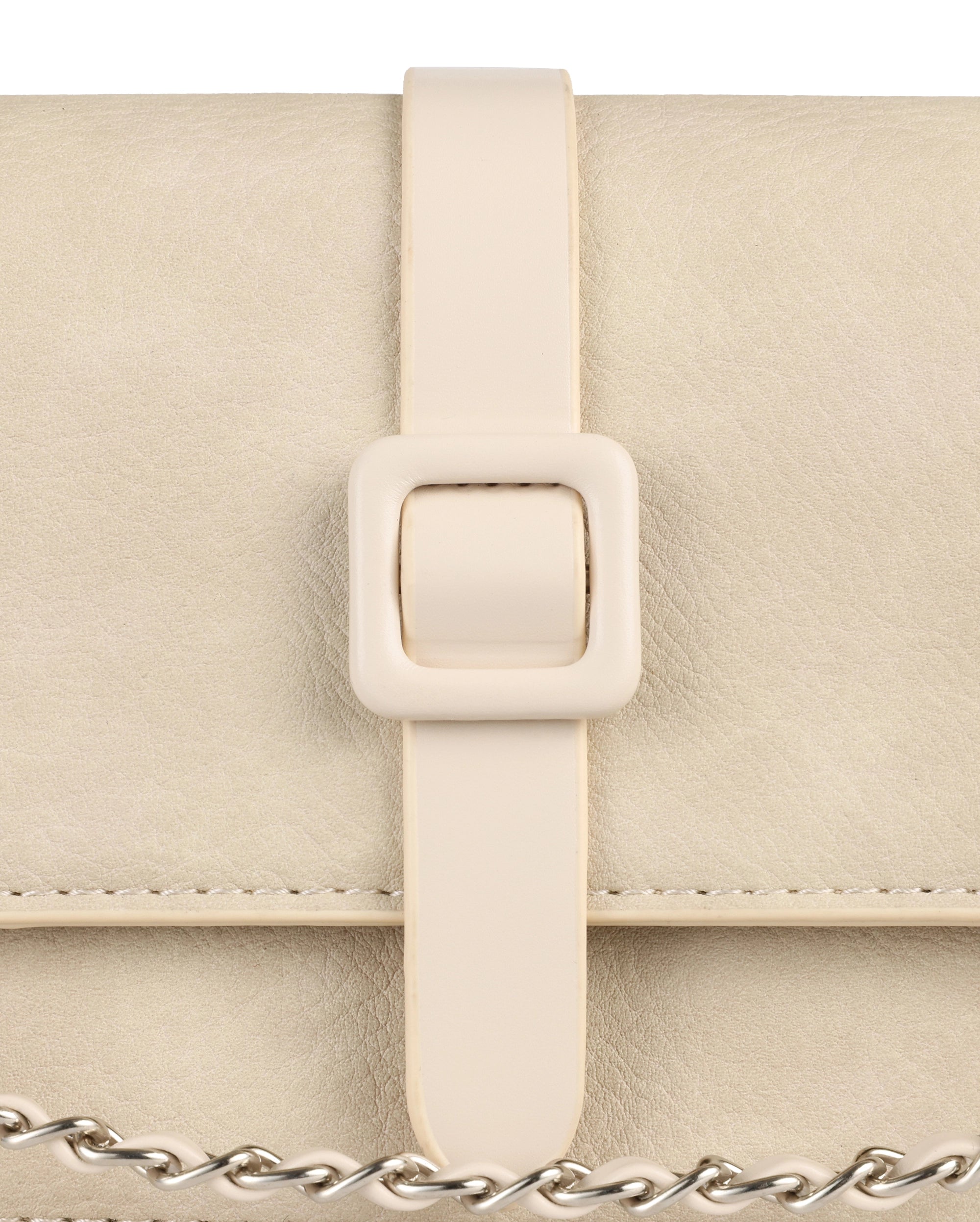 Ella Vale Beige Shoulder Bag