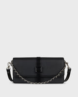 Ella Vale Black Shoulder Bag