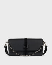 Ella Vale Black Shoulder Bag