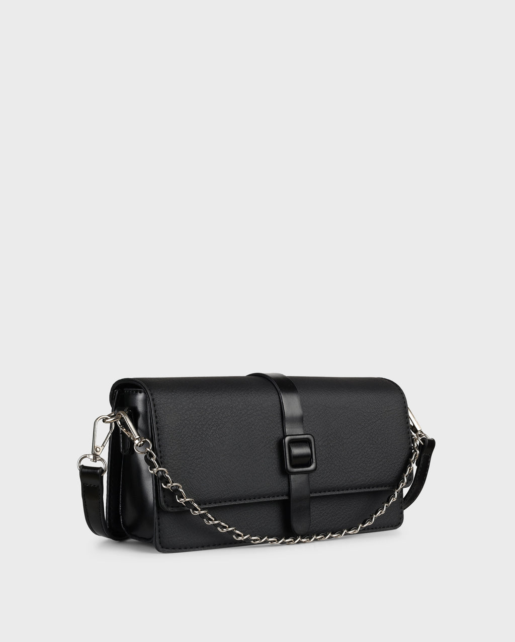 Ella Vale Black Shoulder Bag