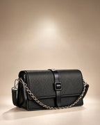 Ella Vale Black Shoulder Bag