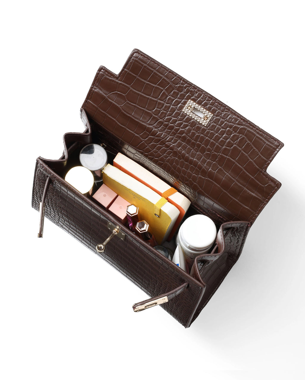 Voyage Eleanor Coffee Satchel Bag