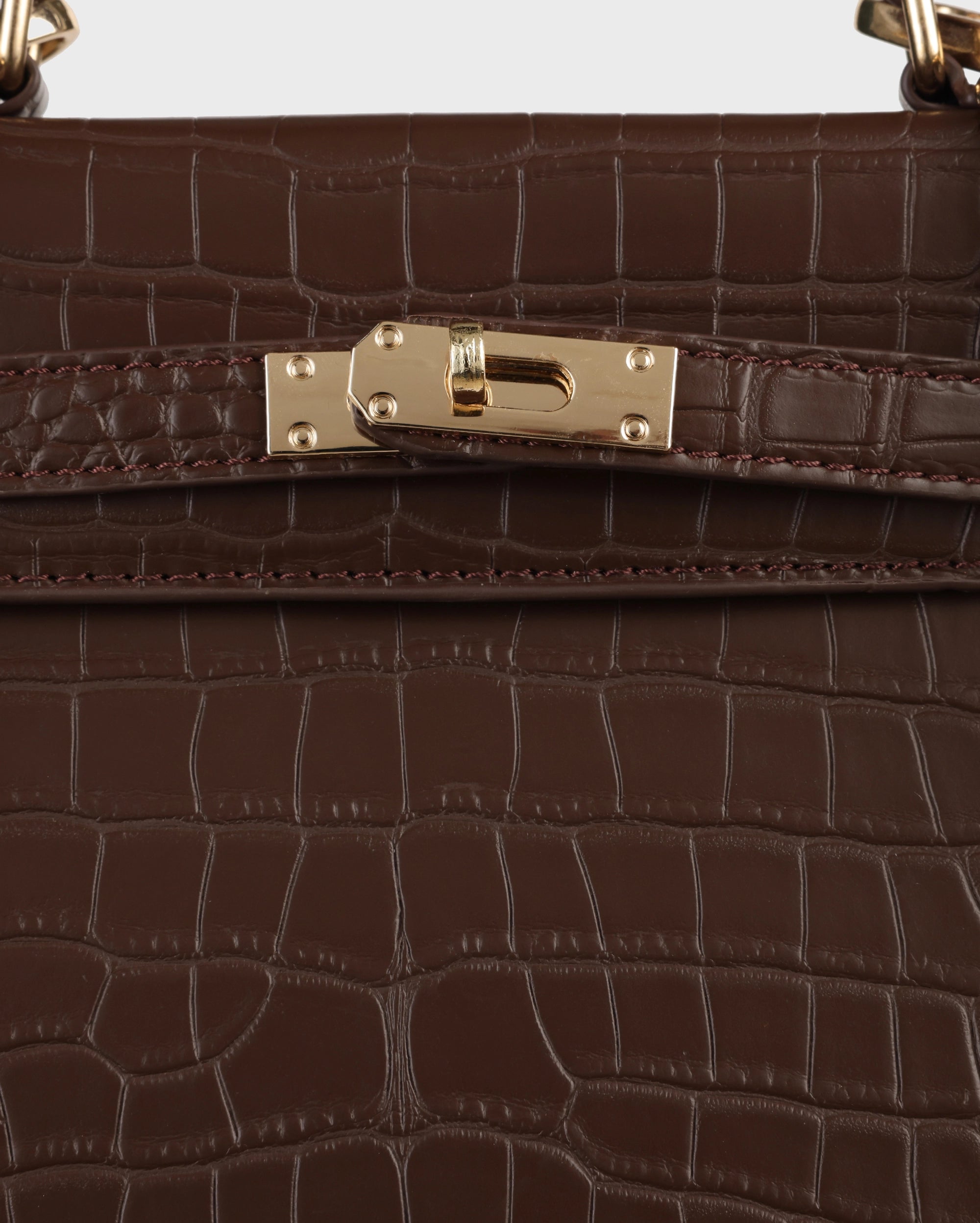 Voyage Eleanor Coffee Satchel Bag