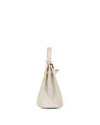 Voyage Eleanor Off-White Satchel Bag