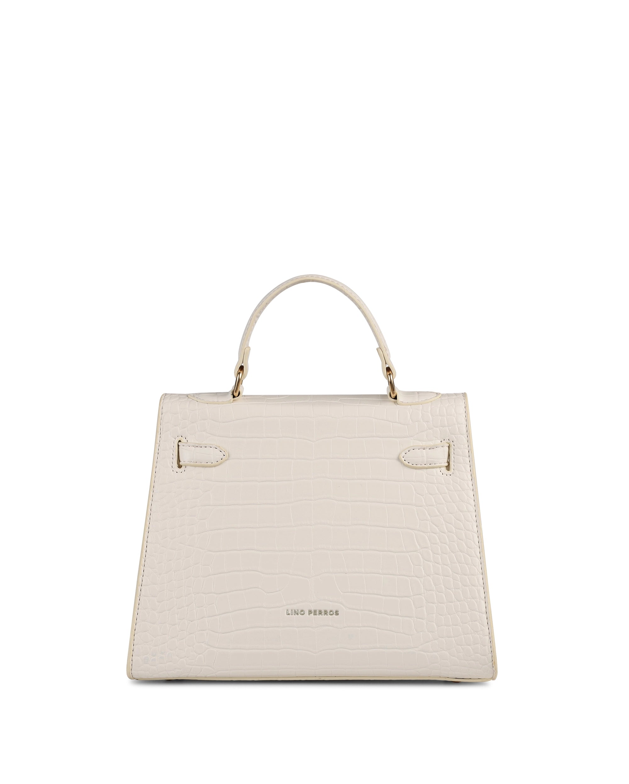 Voyage Eleanor Off-White Satchel Bag
