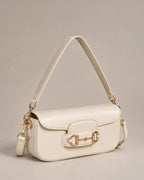 Texas Elan Off-White Shoulder Bag