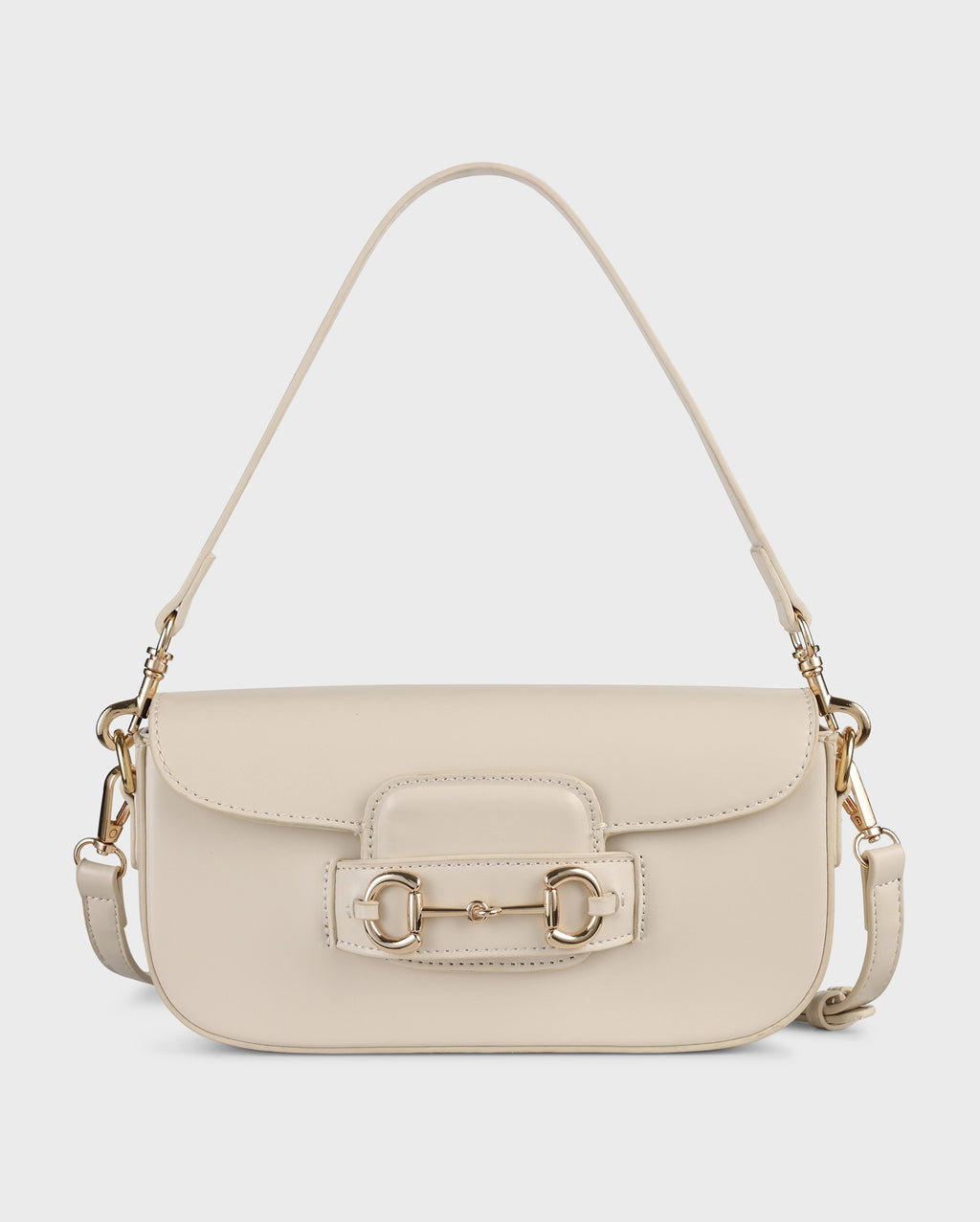 Texas Elan Off-White Shoulder Bag