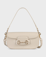 Texas Elan Off-White Shoulder Bag