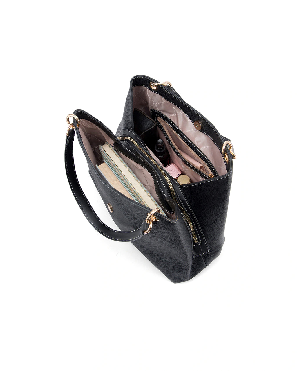 Voyage Mila Black Hobo Bag