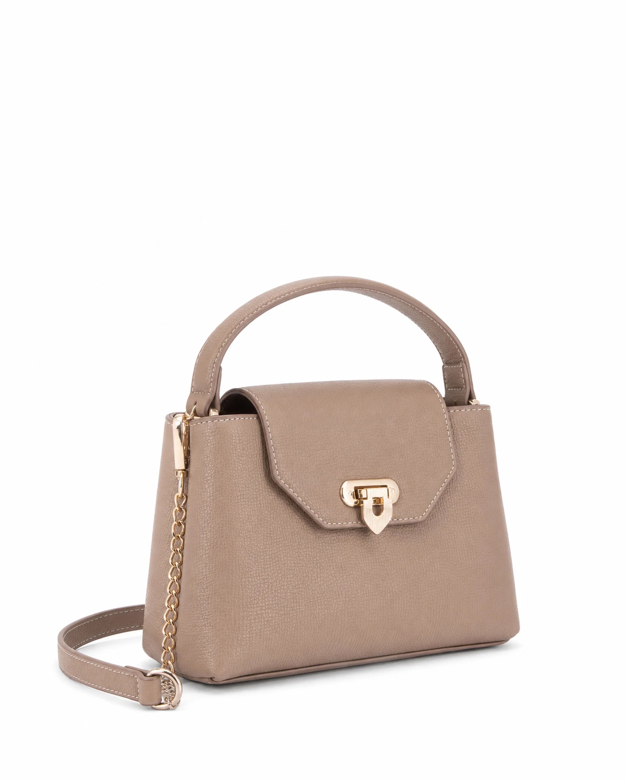 Ella Myra Beige Satchel Bag