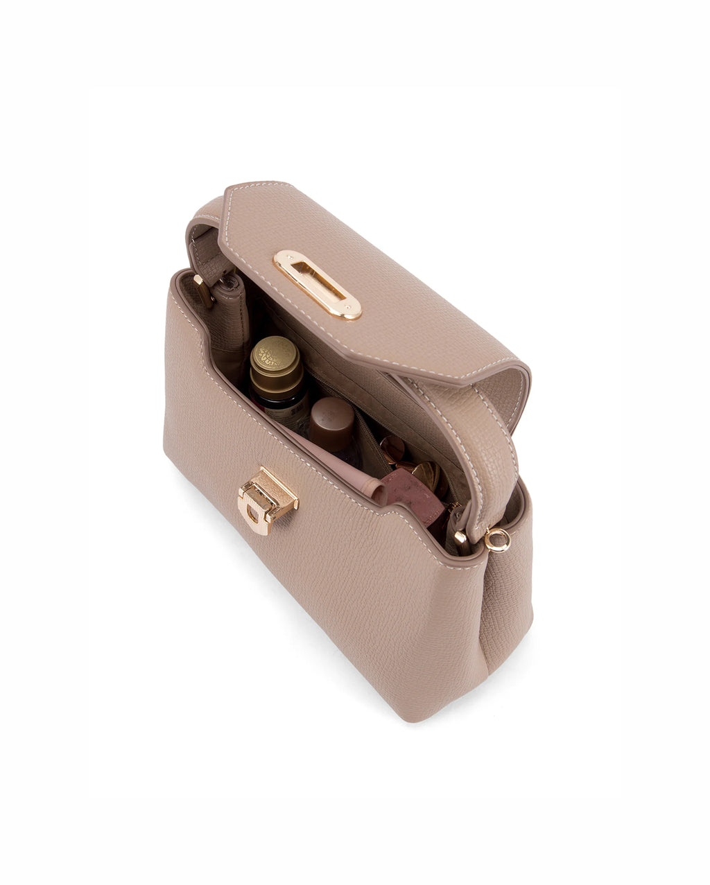Ella Myra Beige Satchel Bag