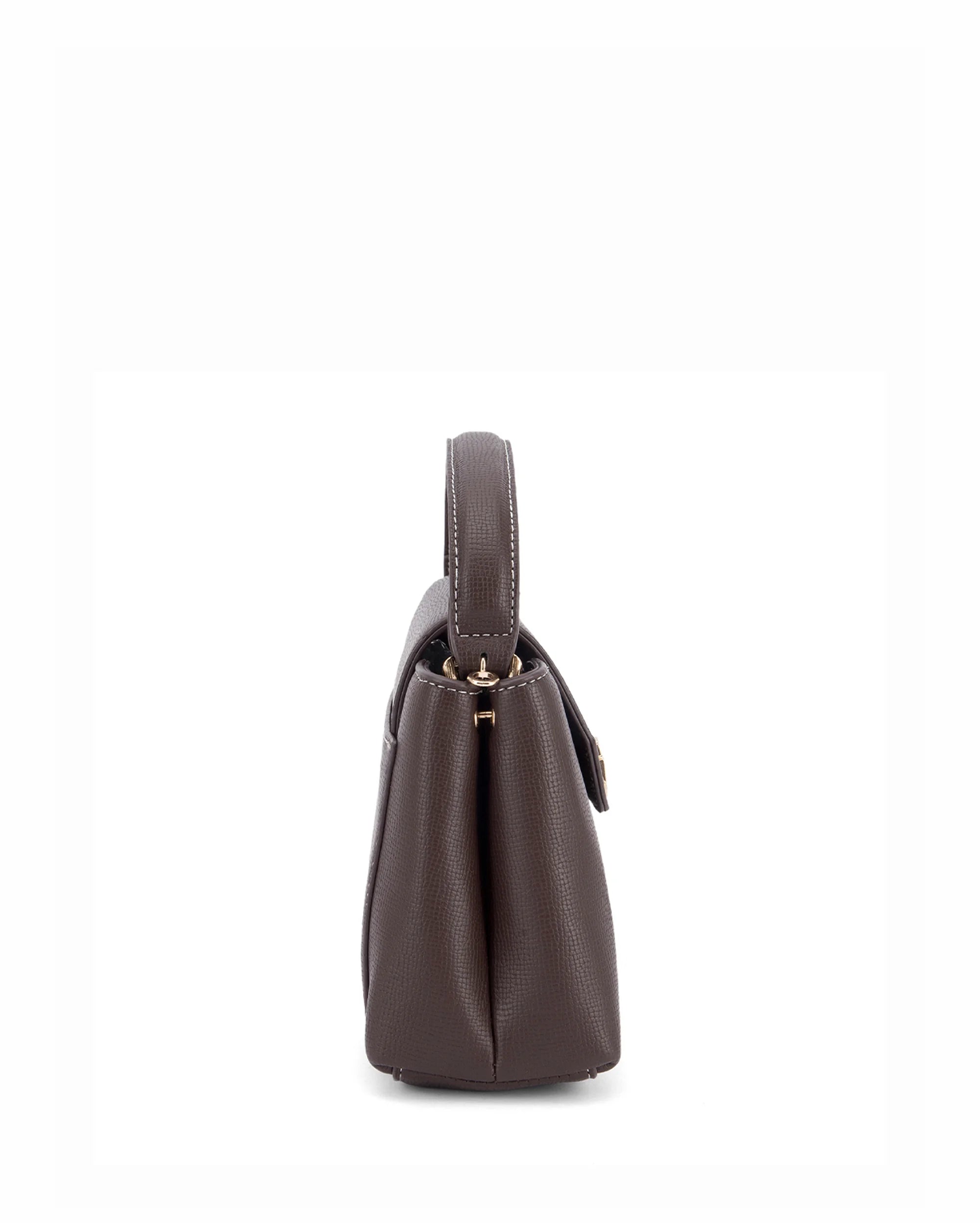 Ella Myra Coffee Satchel Bag