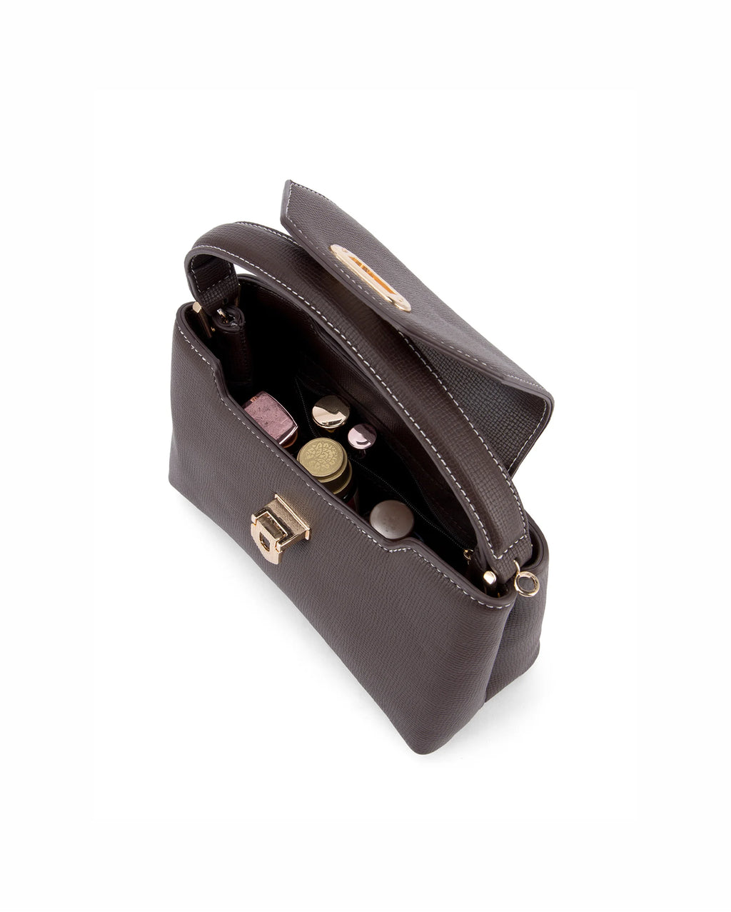 Ella Myra Coffee Satchel Bag