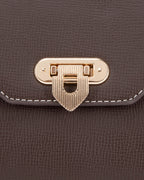 Ella Myra Coffee Satchel Bag
