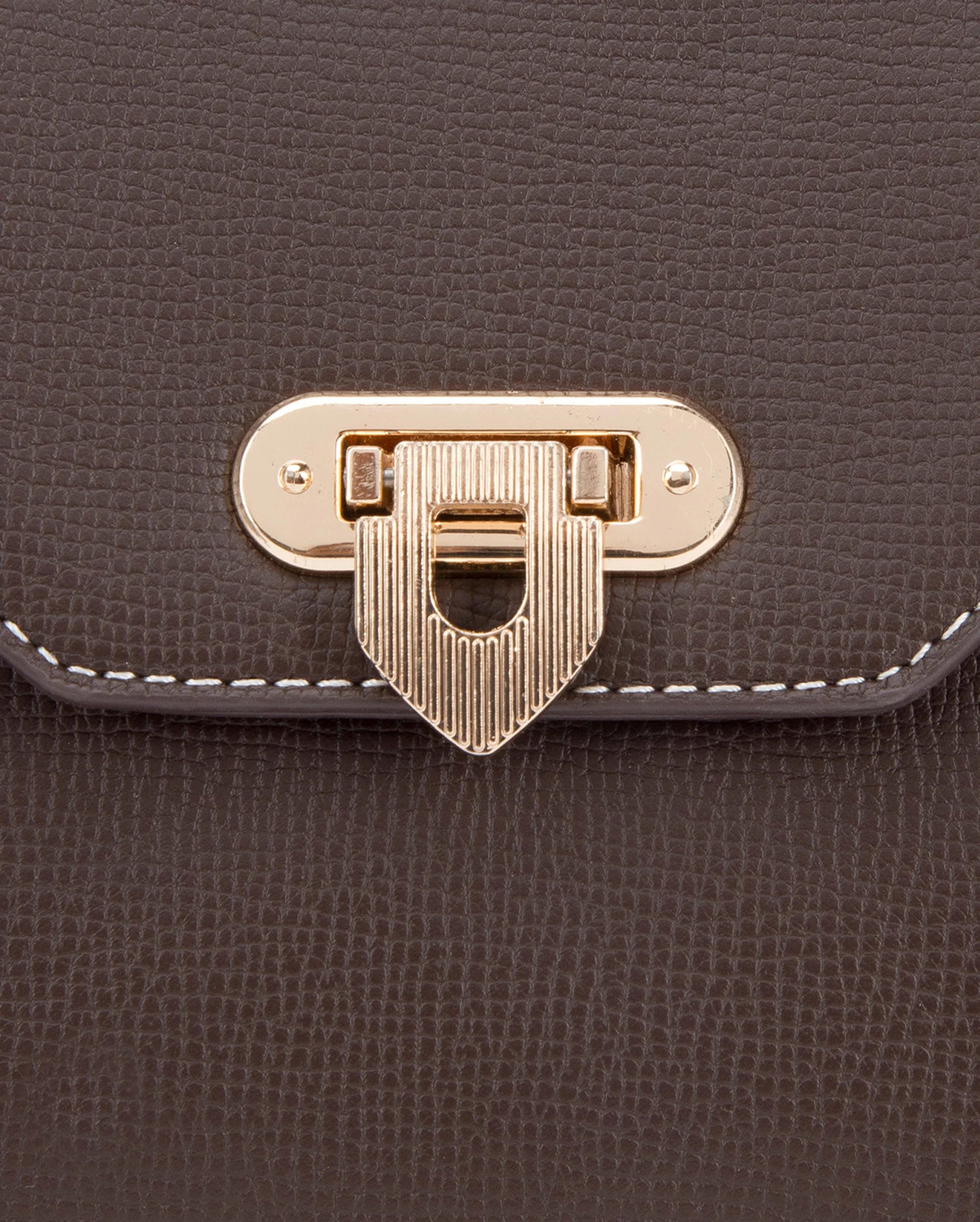 Ella Myra Coffee Satchel Bag