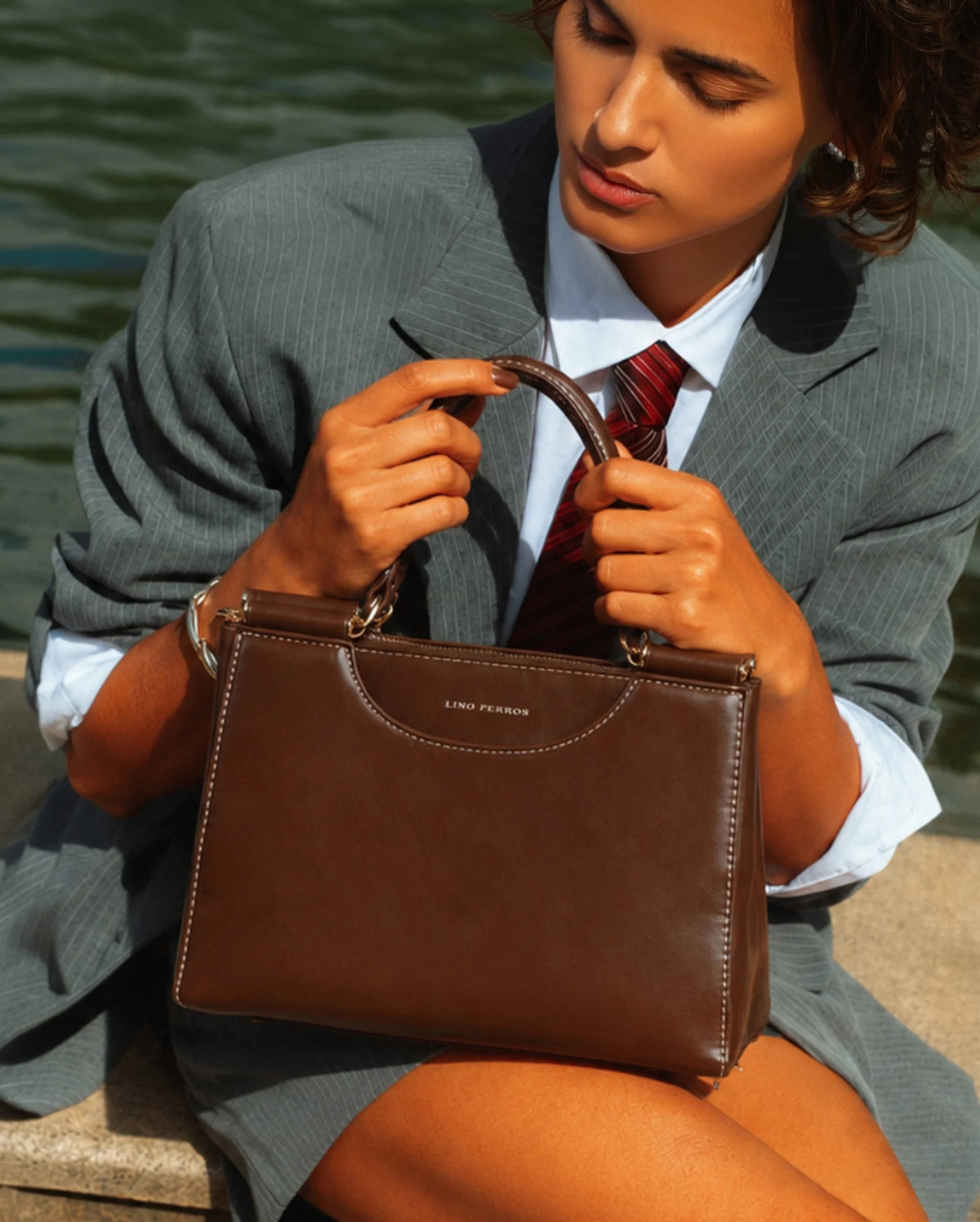 Voyage Leia Coffee Satchel Bag