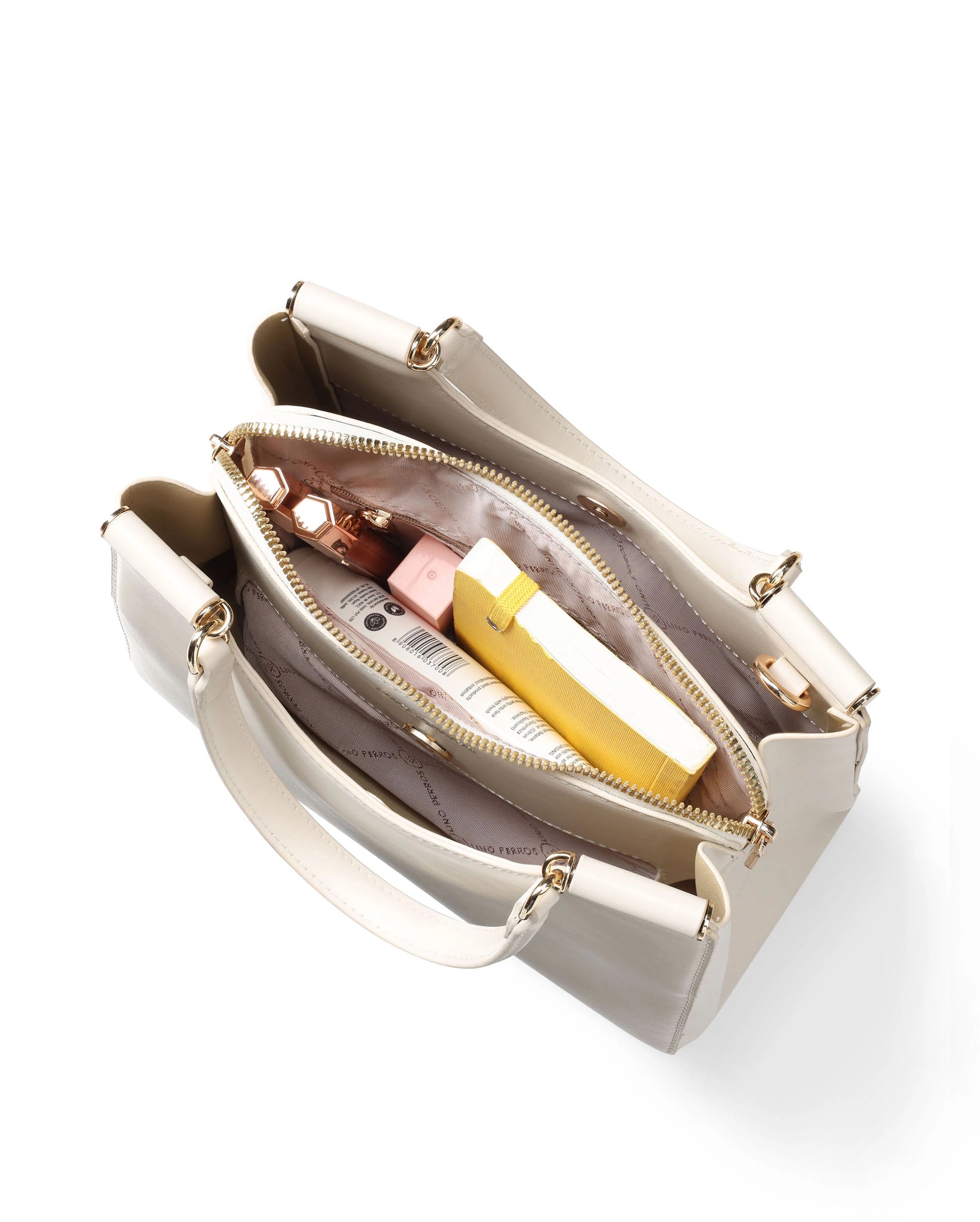 Voyage Leia Off-White Satchel Bag