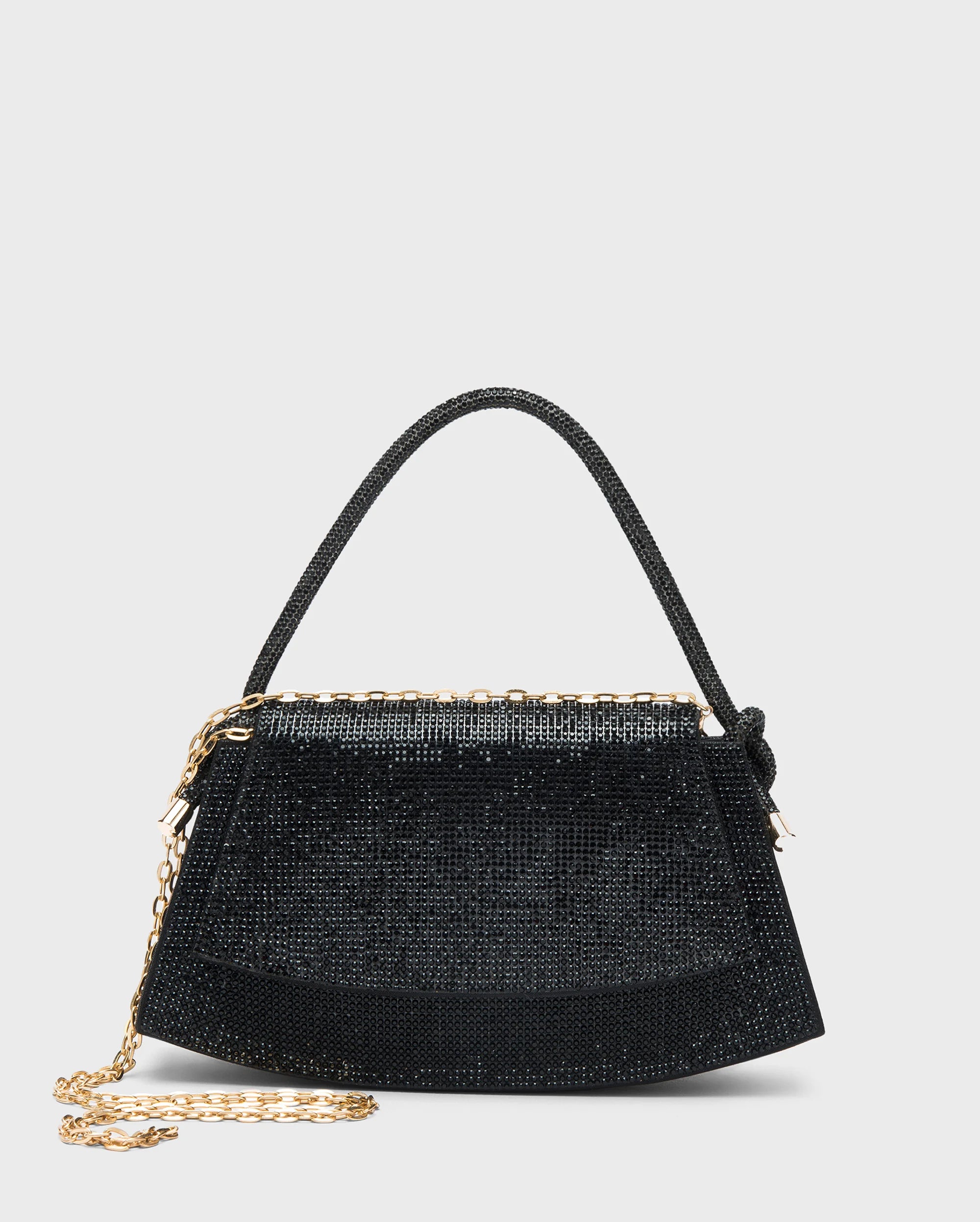 Texas Grace Black Shoulder Bag