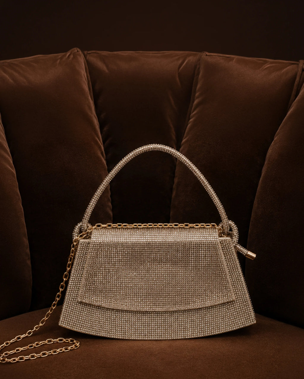Texas Grace Gold Shoulder Bag