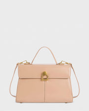 Ella Timeless Beige Satchel Bag