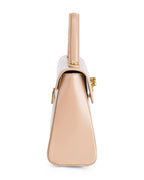 Ella Timeless Beige Satchel Bag