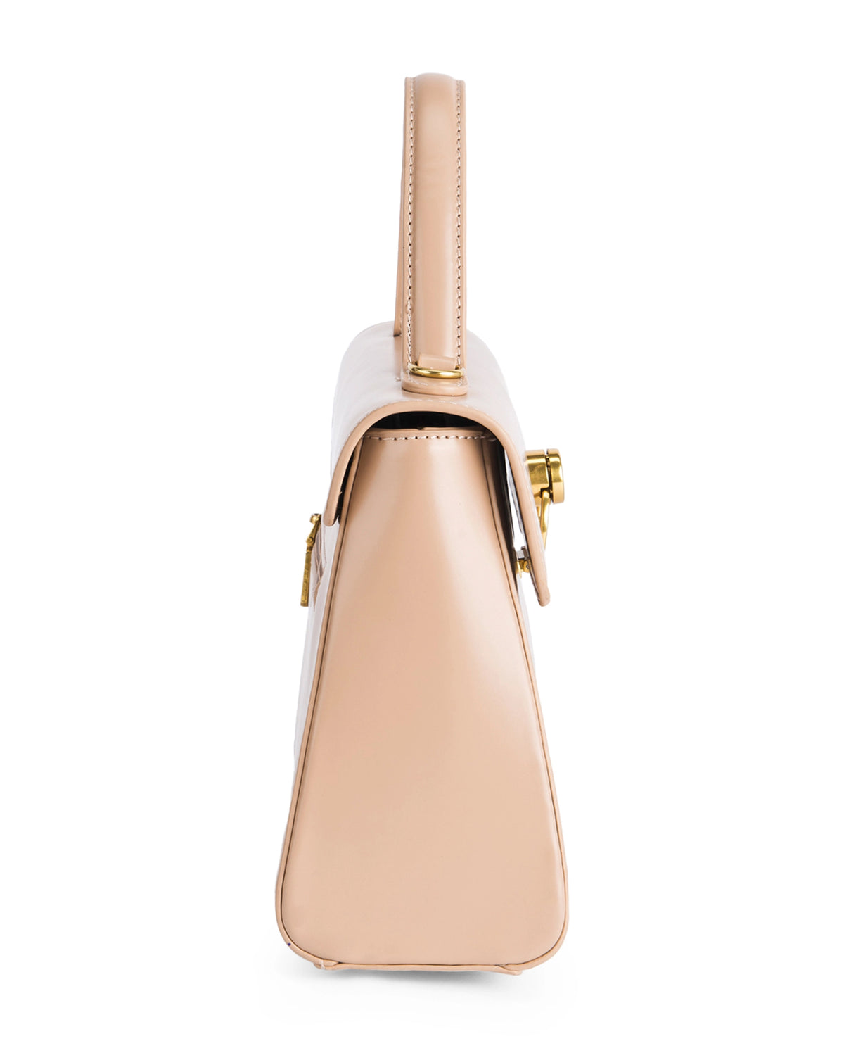 Ella Timeless Beige Satchel Bag