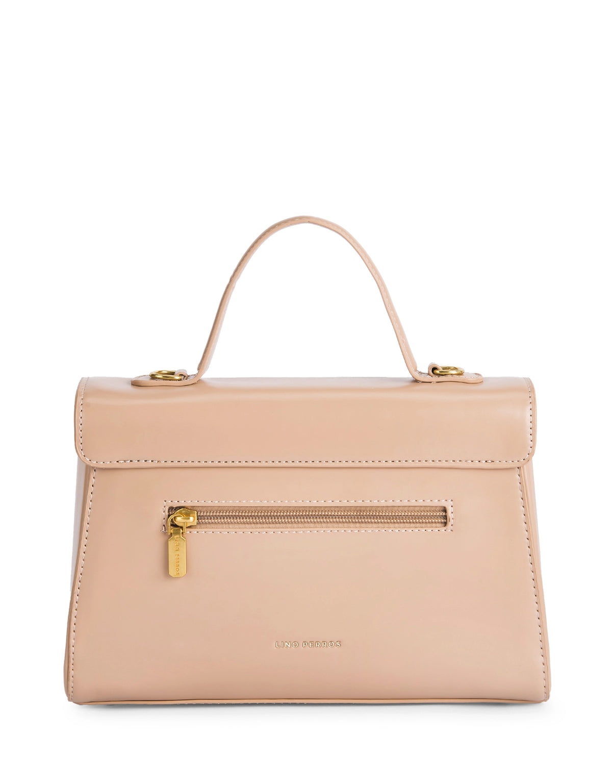Ella Timeless Beige Satchel Bag