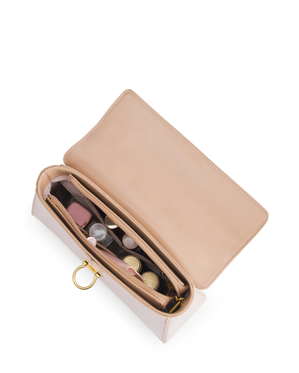 Ella Timeless Beige Satchel Bag